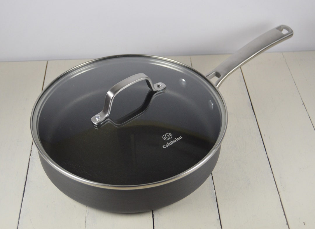 Calphalon Classic 5003 3 Quart Saute Pan With Lid Nonstick Etsy
