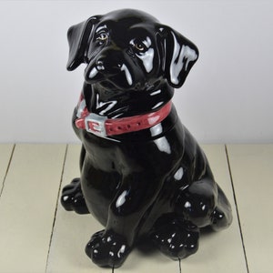 Big Sky Canine BLACK LAB Cookie Jar 12