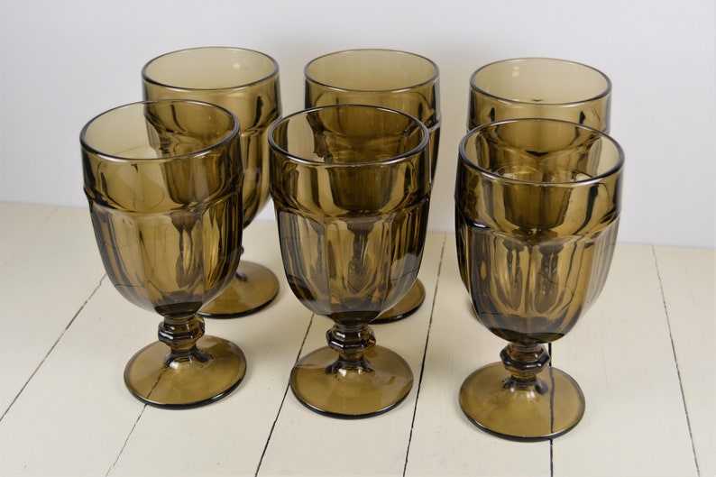 Set Of 6 Libbey Gibraltar Mocha Brown 16 Oz Iced Tea Goblets - Libbey Gibraltar Iced Tea Glasses Set Of 12 Set Of 6 Libbey Gibraltar Mocha Brown 16 Oz Iced Tea Goblets - Libbey Gibraltar Iced Tea Glasses Set Of 12