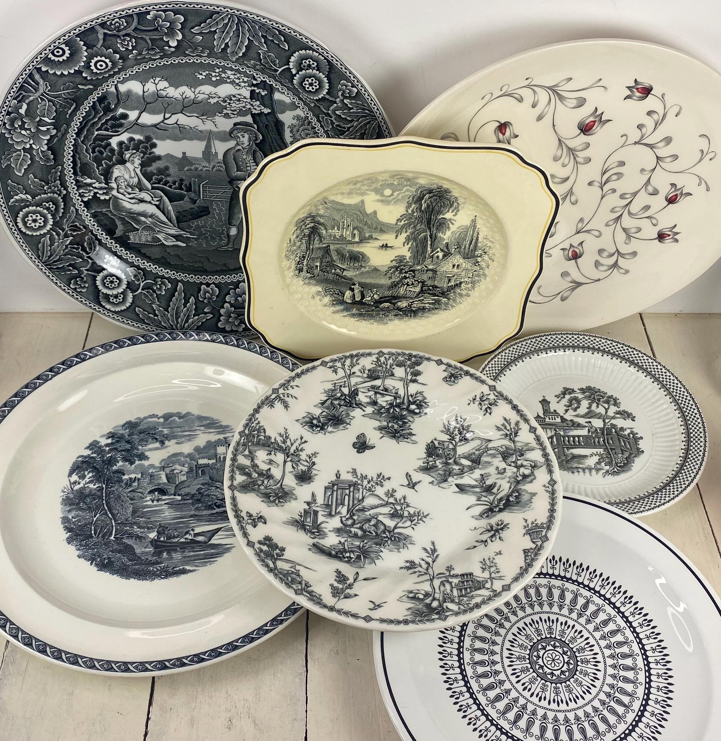 Spode Archive Collection Black and White - Etsy