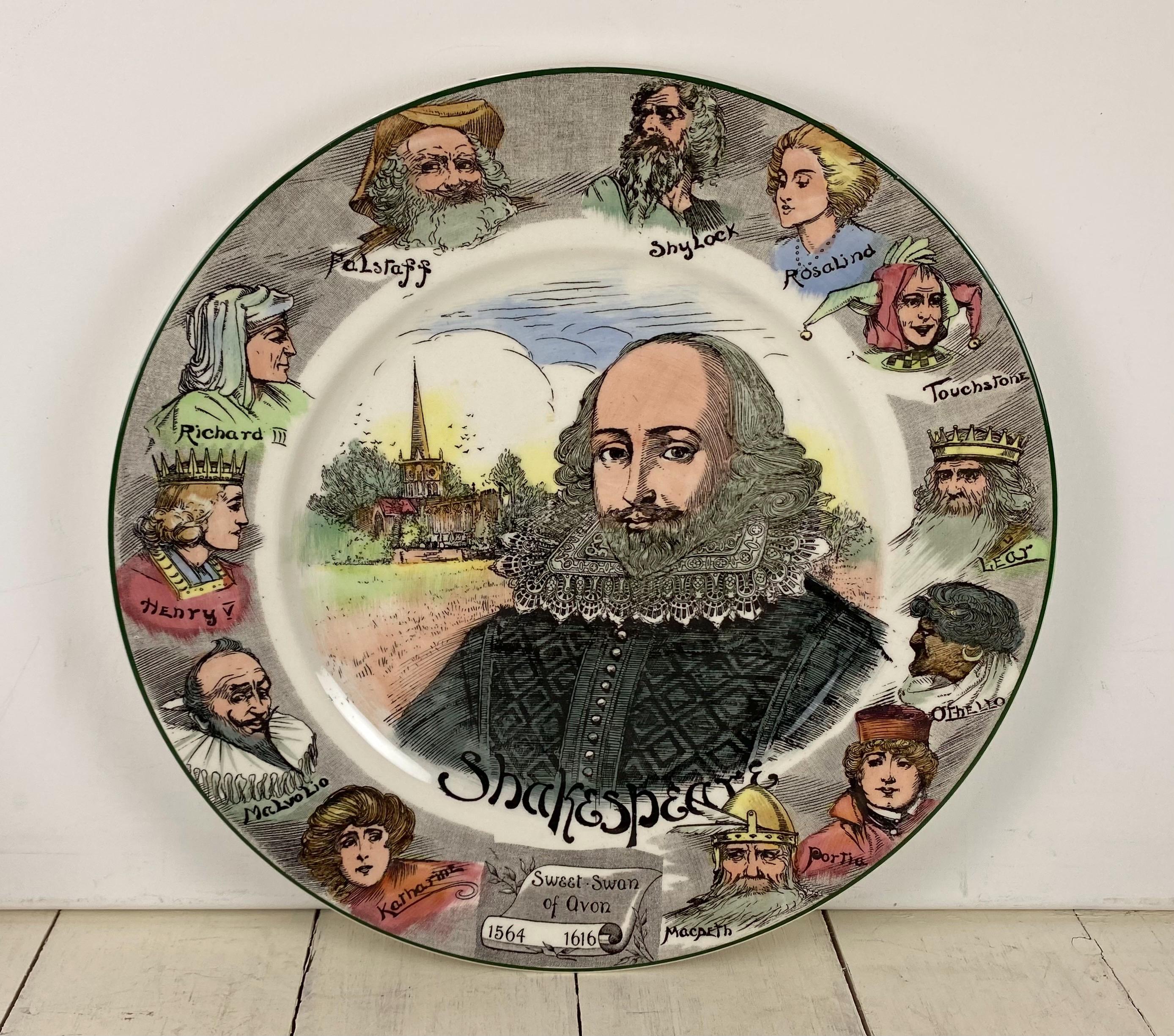 Shakespeare Plate - Etsy