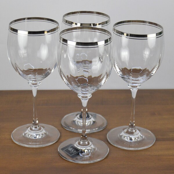 Mikasa Stephanie Crystal Wine Glasses Etsy