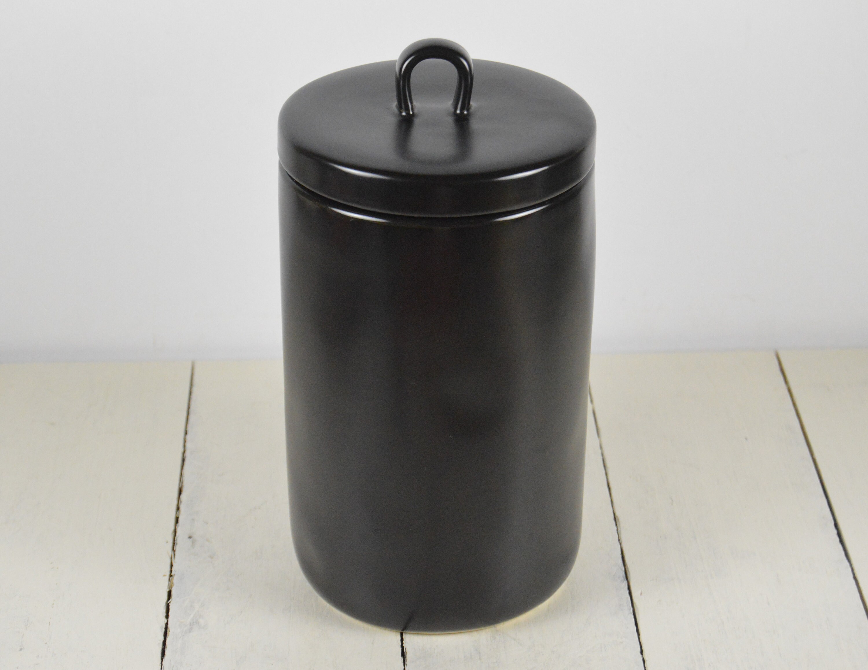 Boîte à café avec cuillère pour 250 g de grains de café (argenté).[Q921
