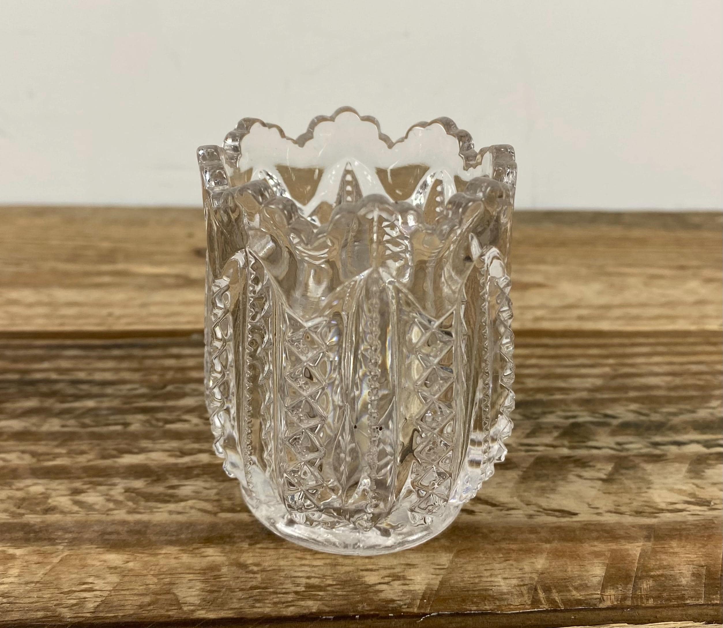 Duncan Miller Mardi Gras Glass - Etsy
