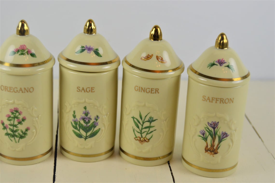 Sold PER Individual Jar Lenox SPICE GARDEN 3 Spice Etsy