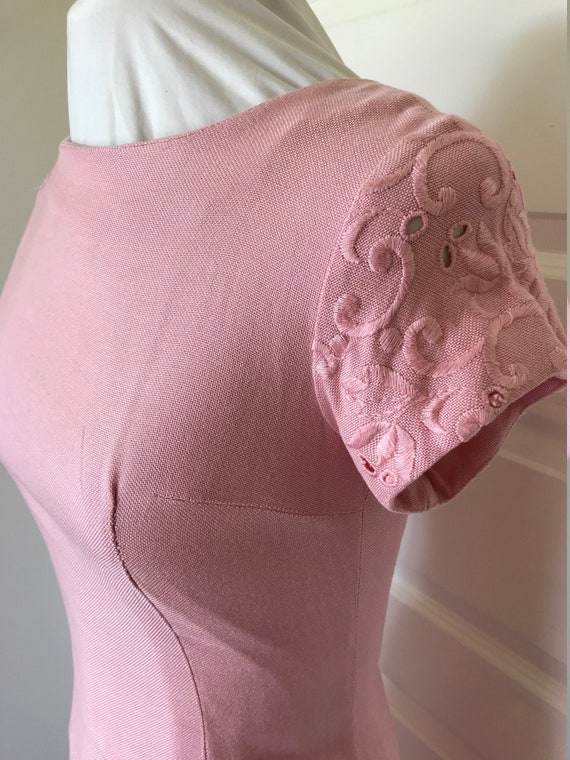 Dusty Pink wiggle dress
