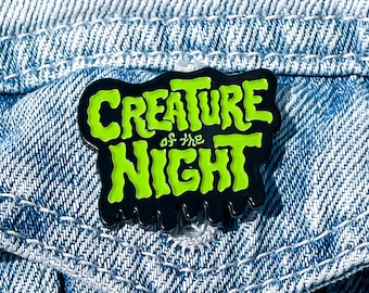Creature of the Night enamel pin - Slime Green
