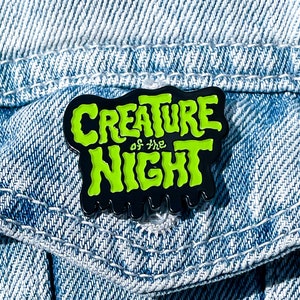 Creature of the Night enamel pin - Slime Green