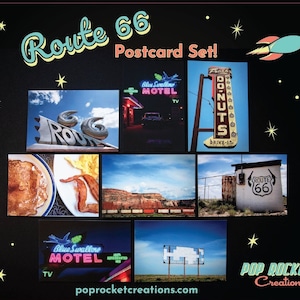 Postcard Set: Route 66