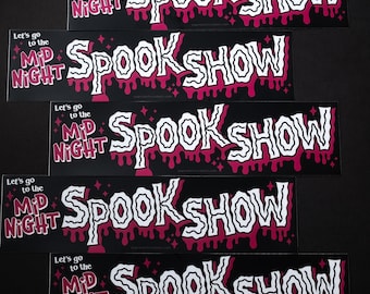 Sticker pour voiture Spectacle d'effroi de minuit