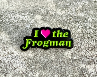 Frogman Love - Enamel Pin