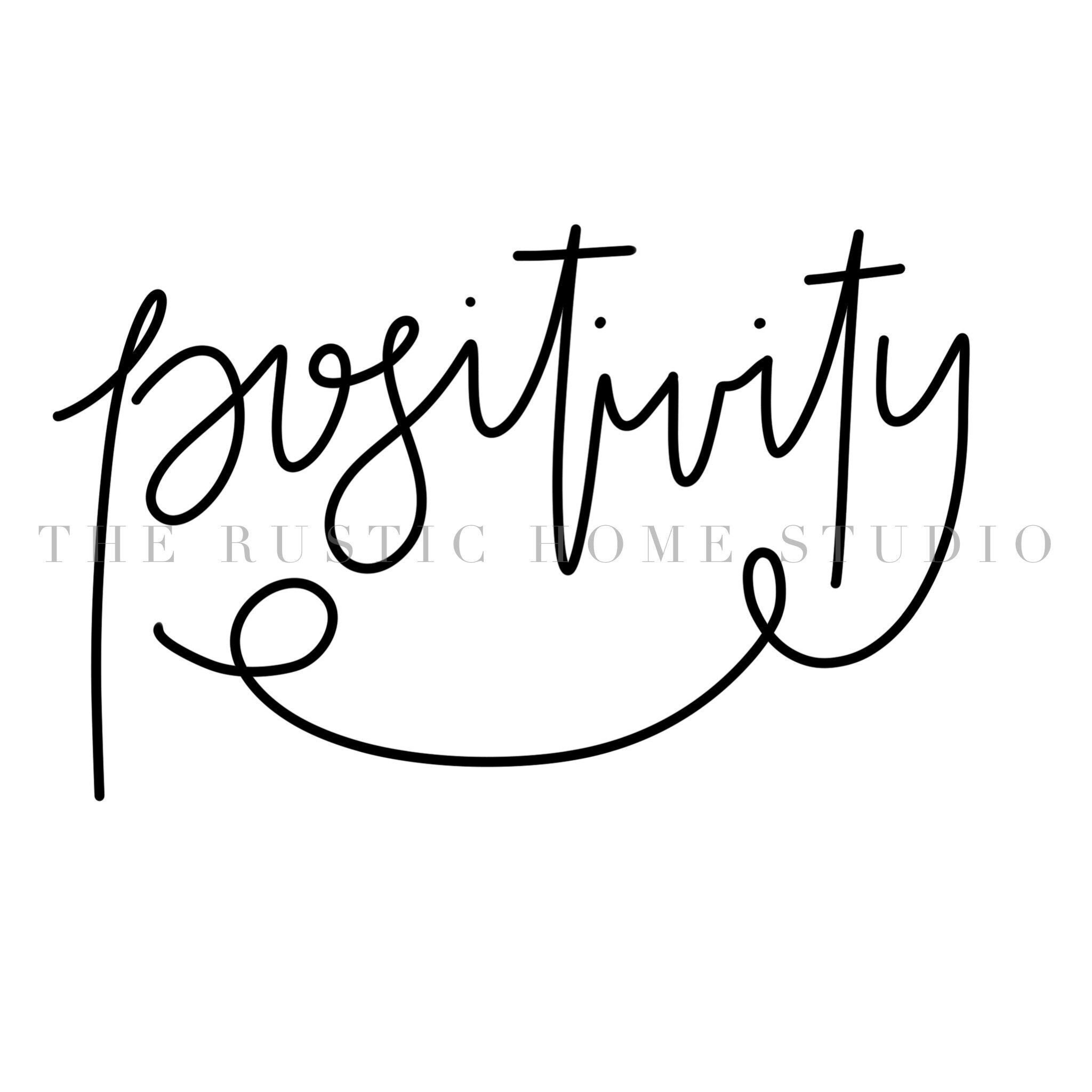 Positivity SVG | Positive Svg | Stay Positive Svg, SVG File for Cricut ...