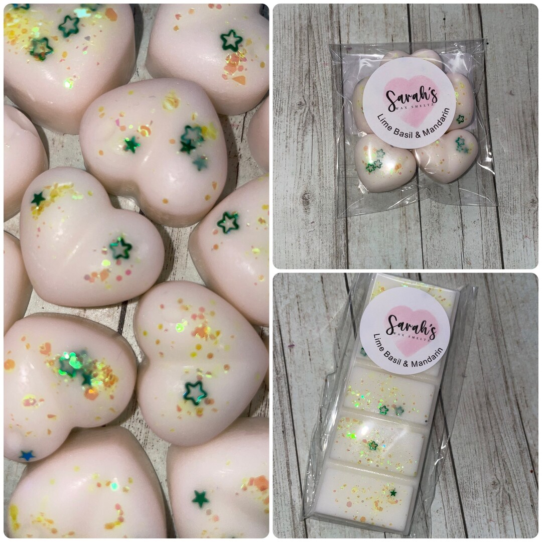 Lime Basil & Mandarin. Scented. Wax Melts. Snapbars. Highly Etsy UK