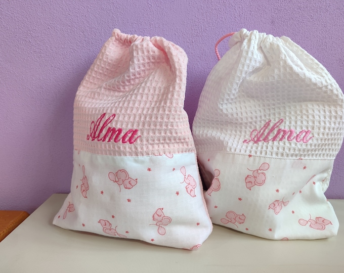 Personalized Baby Bag - Nursery Bags with Name - Nursery and First Changing Accessories - Hospital Bag