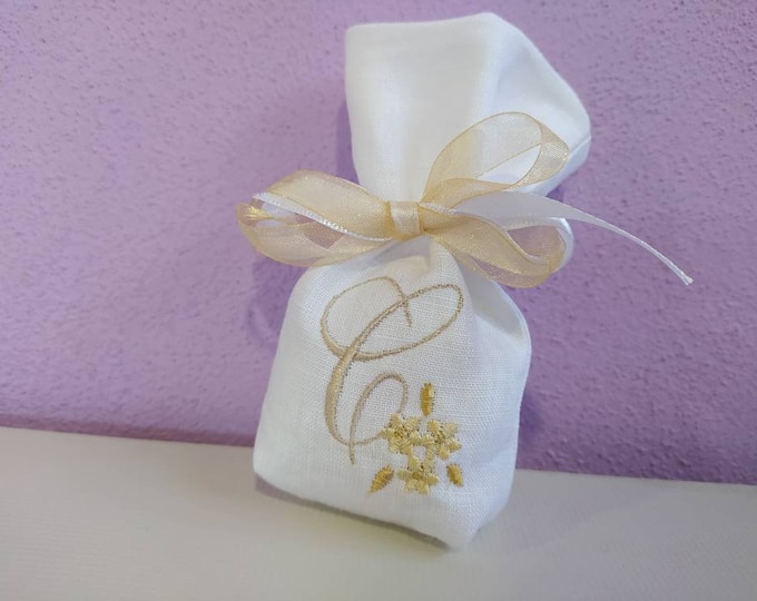 Confetti bags, personalized favor bags