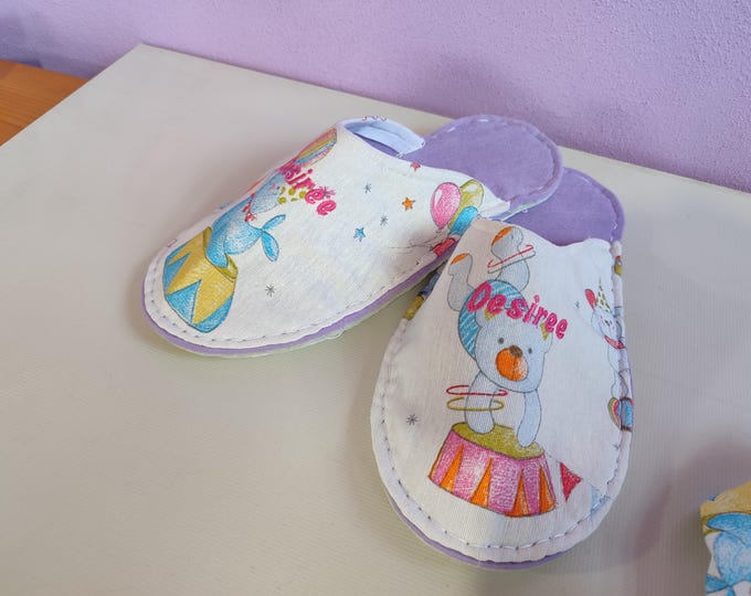 Personalized handmade slippers
