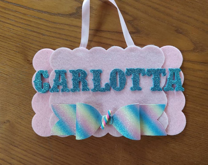 Personalized Door Sign - Outside the Door Children's Room with Name - Gift Idea for Children