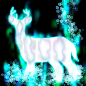 Prongs / James Potter Patronus-Style Instant Digital Download Wall Art