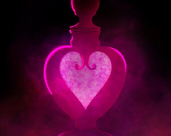 Amortentia Love Potion Bottle Wall Art -- Instant Digital Download