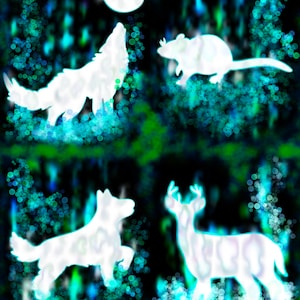 Marauders Wall Art -- Instant Digital Download Art -- Moony, Wormtail, Padfoot, and Prongs