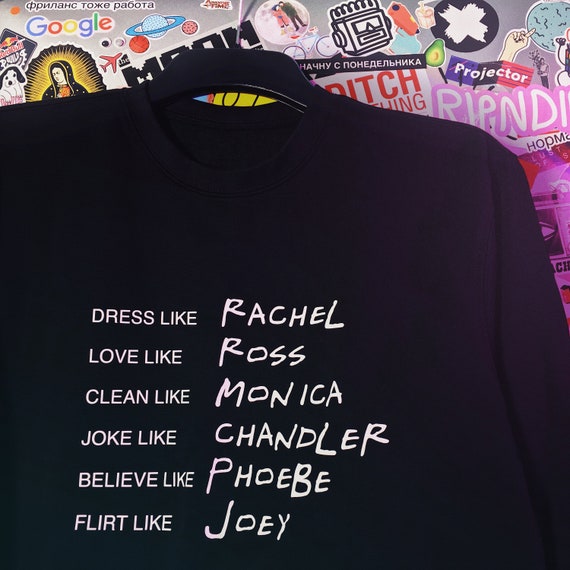 Essere come Rachel Monica Phoebe Joey Chandler Ross Unisex Felpa Con Cappuccio Felpa Con Cappuccio