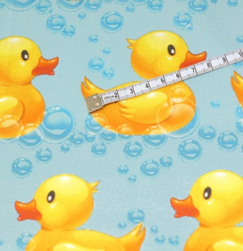 Rubber Duck Cotton Fabric Half yard fabric Face mask fabric Etsy
