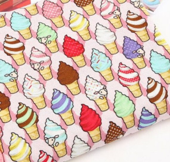 Ice Cream Fabric Half Yard Fabric Face Mask Fabric Ice Etsy Ice Cream Fabric Half Yard Fabric Face Mask Fabric Ice Etsy
