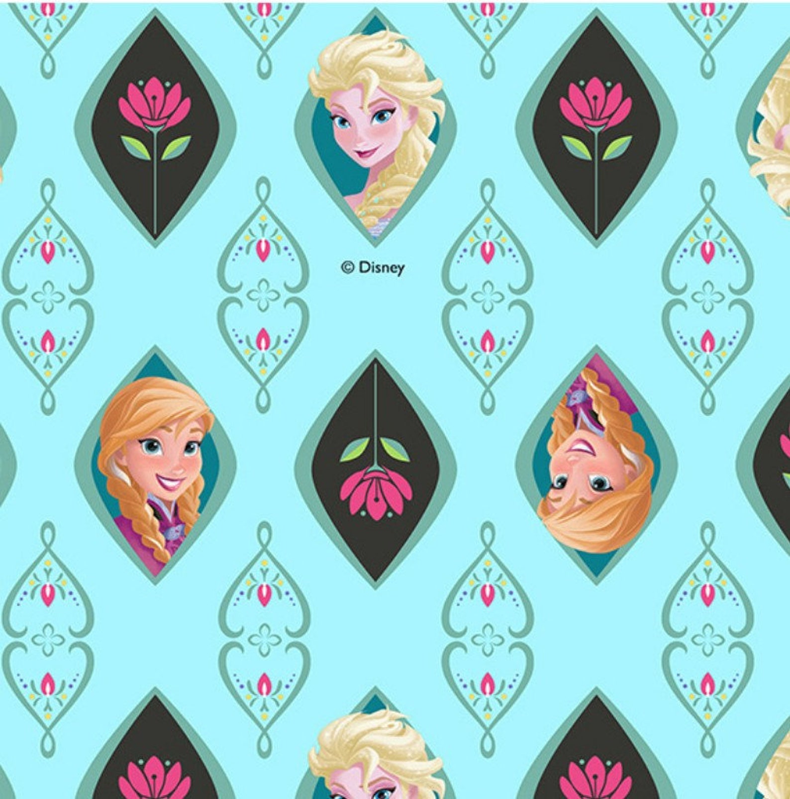 Disney Frozen Elsa Fabric/half yard fabric/Fozen 2 Cotton Etsy