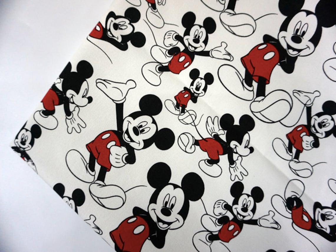 mickey mouse fabric toy box