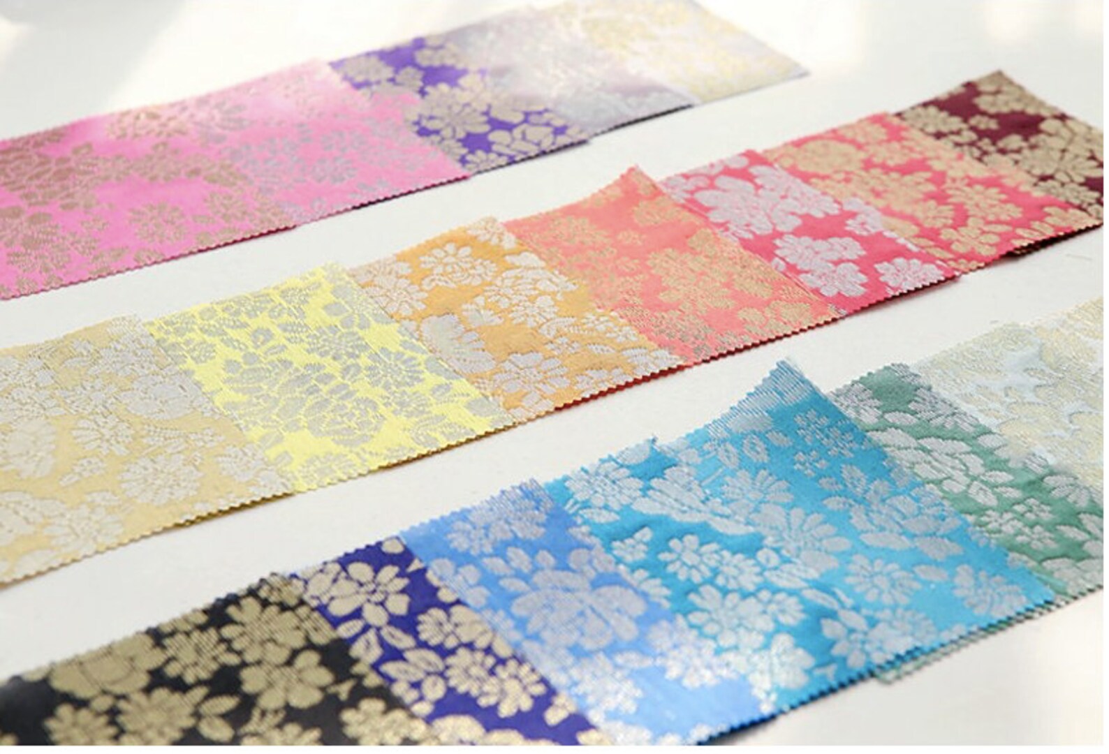 HANBOK Fabric flower pattern 21 colors / yard Etsy