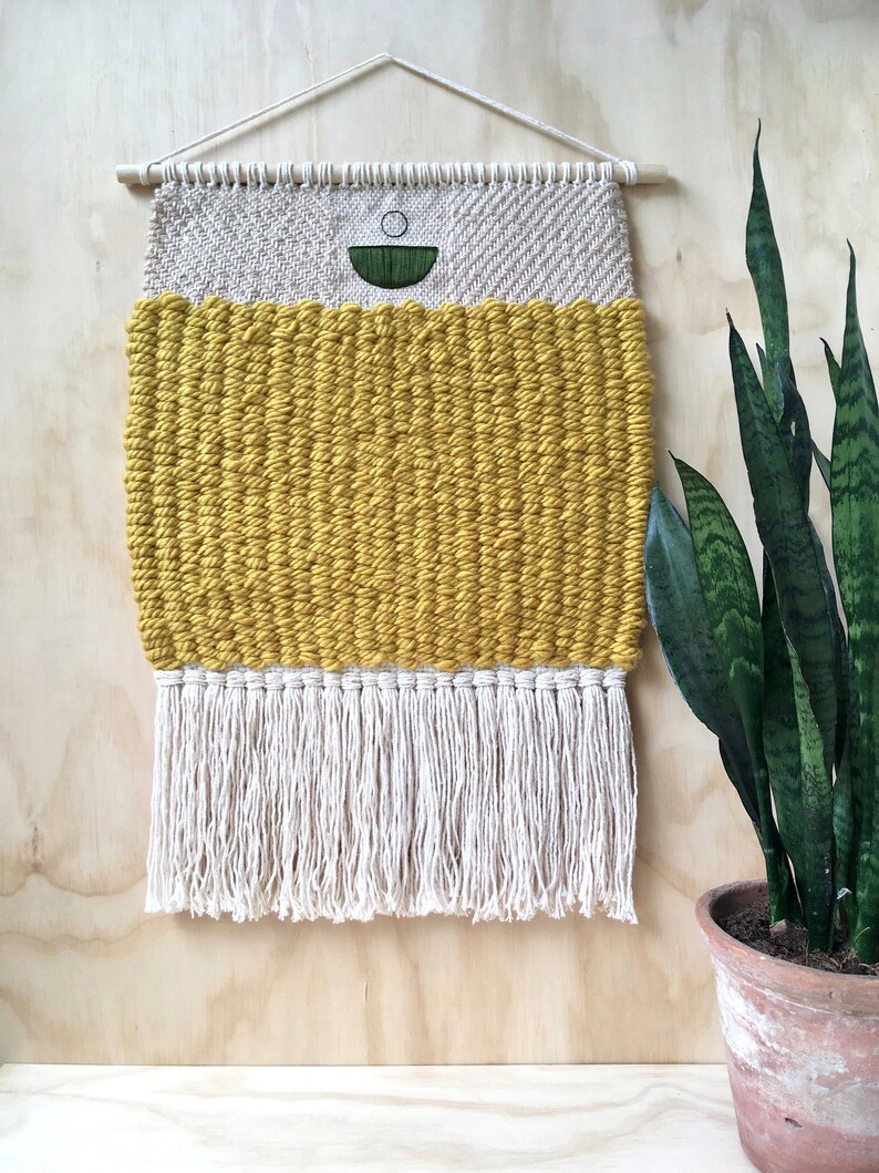 Modern Textile Wall Hanging Geometric Woven Wall Tapestry in Etsy Ireland