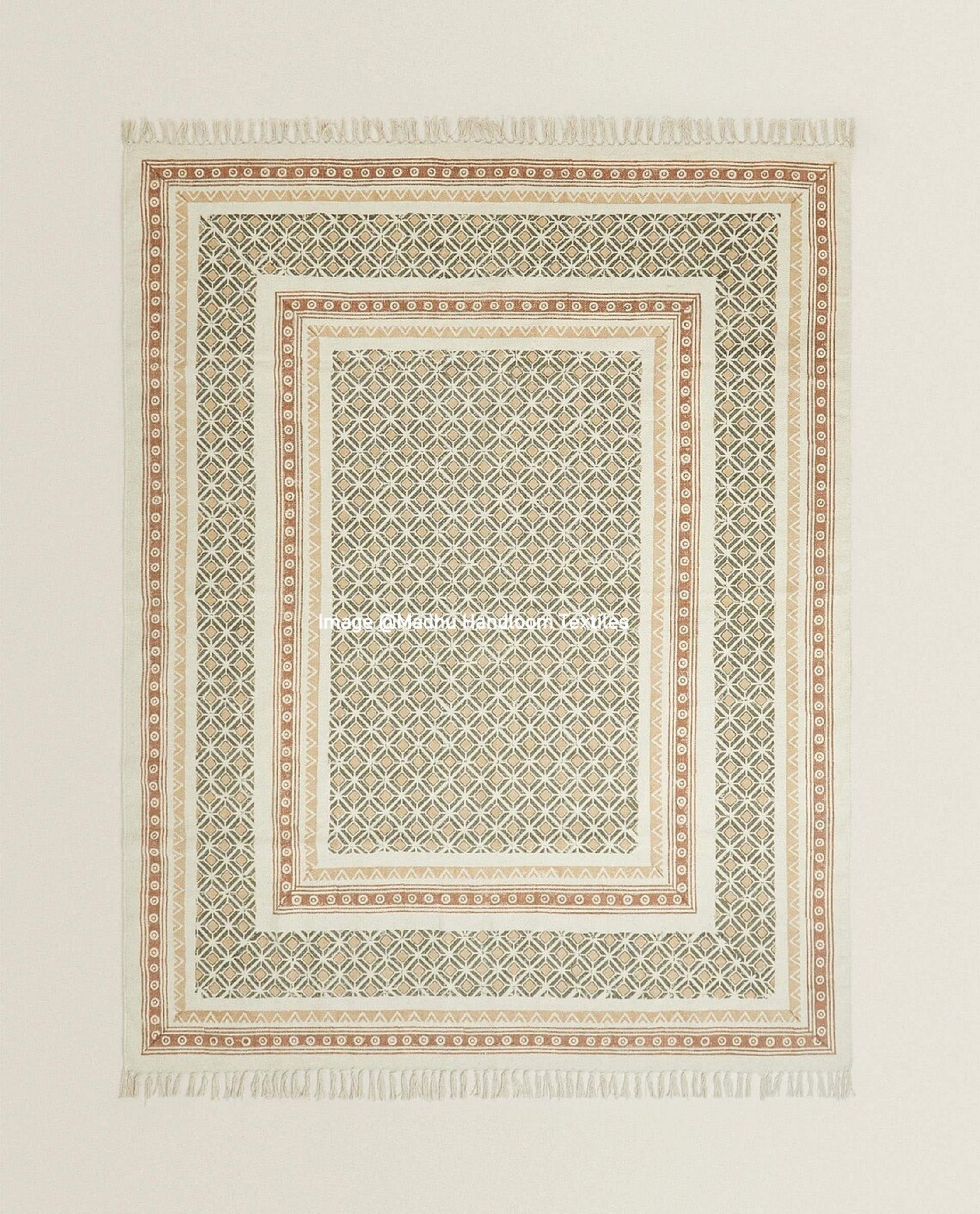 10x14Ft Rug, Cotton Rug, Floor Area Rug, Modern Rug, Living Room Rug, Handmade Rug, Decorative Rug, Antique Rug, Hand woven Rug, Kitchen Rug