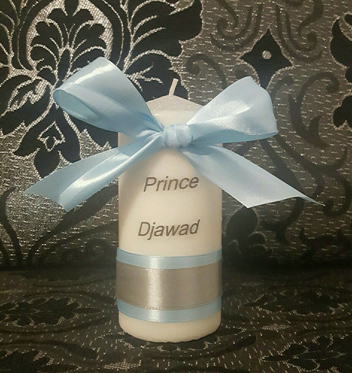 Une Magnifique Bougie Personnalisé avec Le Prénom