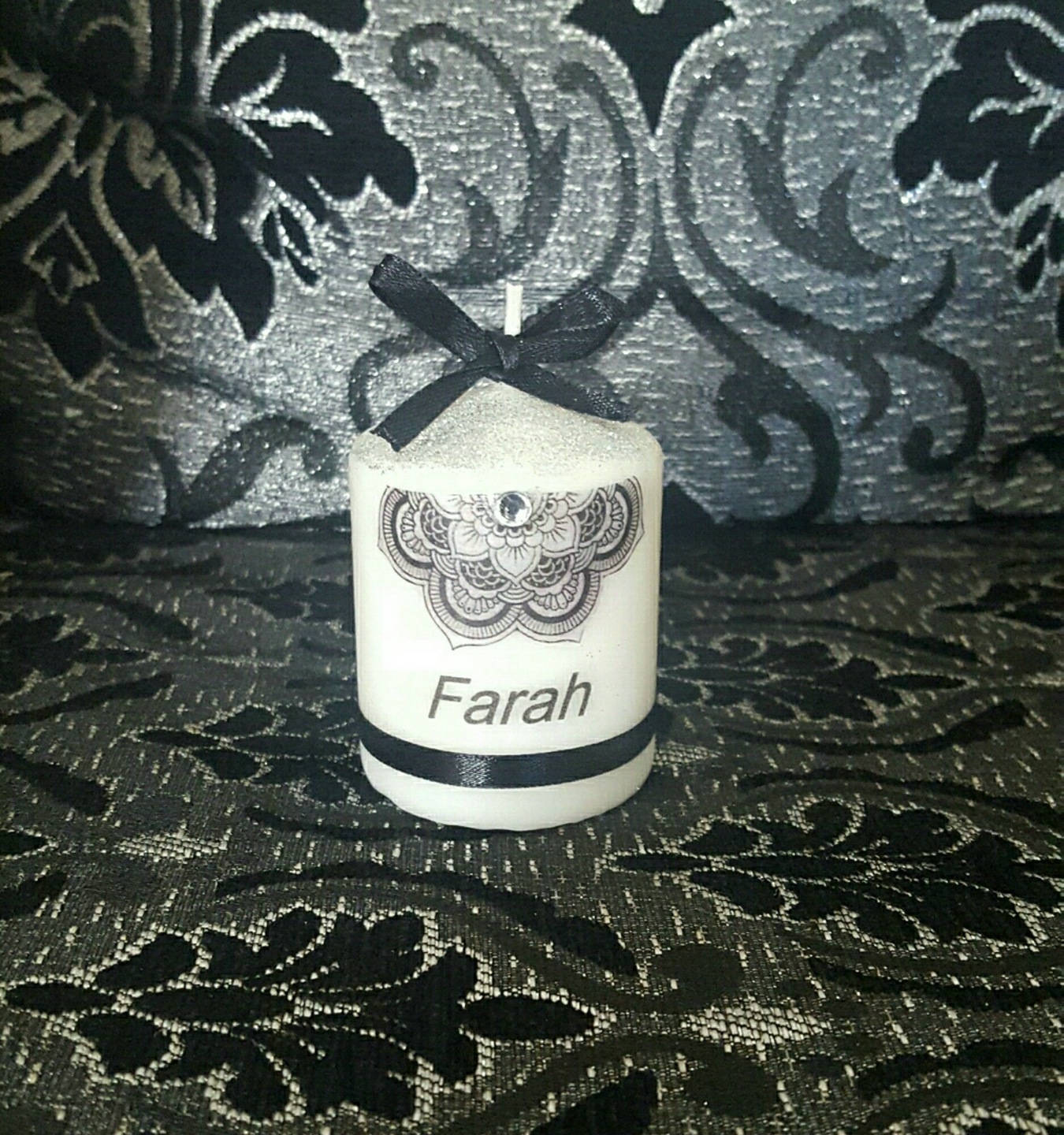 Superbe Bougie Déco Personnalisé avec Le Prénom