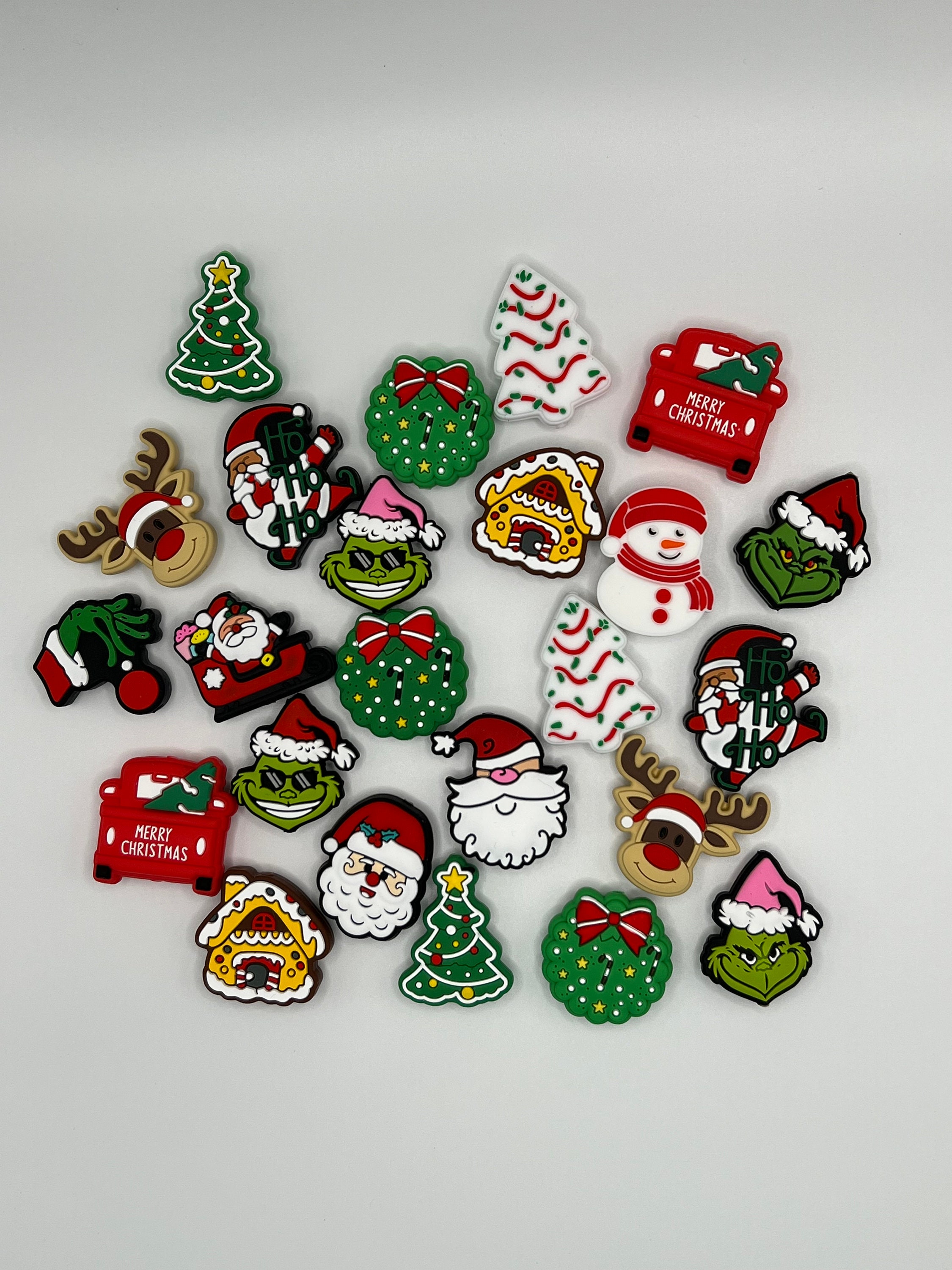 Silicone Focal Beads Christmas For Pens Characters Xmas Silicone Focal Beads,  Christmas Silicone Beads For Keychain Making Necklace Bracelet Lanyard  Making - Temu United Kingdom