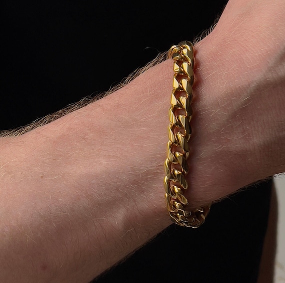 Thick unisex Gold Bracelet – Pure Greek Shop