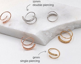 PIERCINGLINE Anello Segmentato Clicker In Acciaio Chirurgico, Doppio - Foto 7