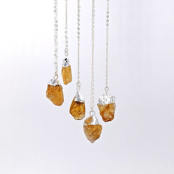 Natural Large Stone Citrine Pendants Natural Large Stone Citrine Pendants