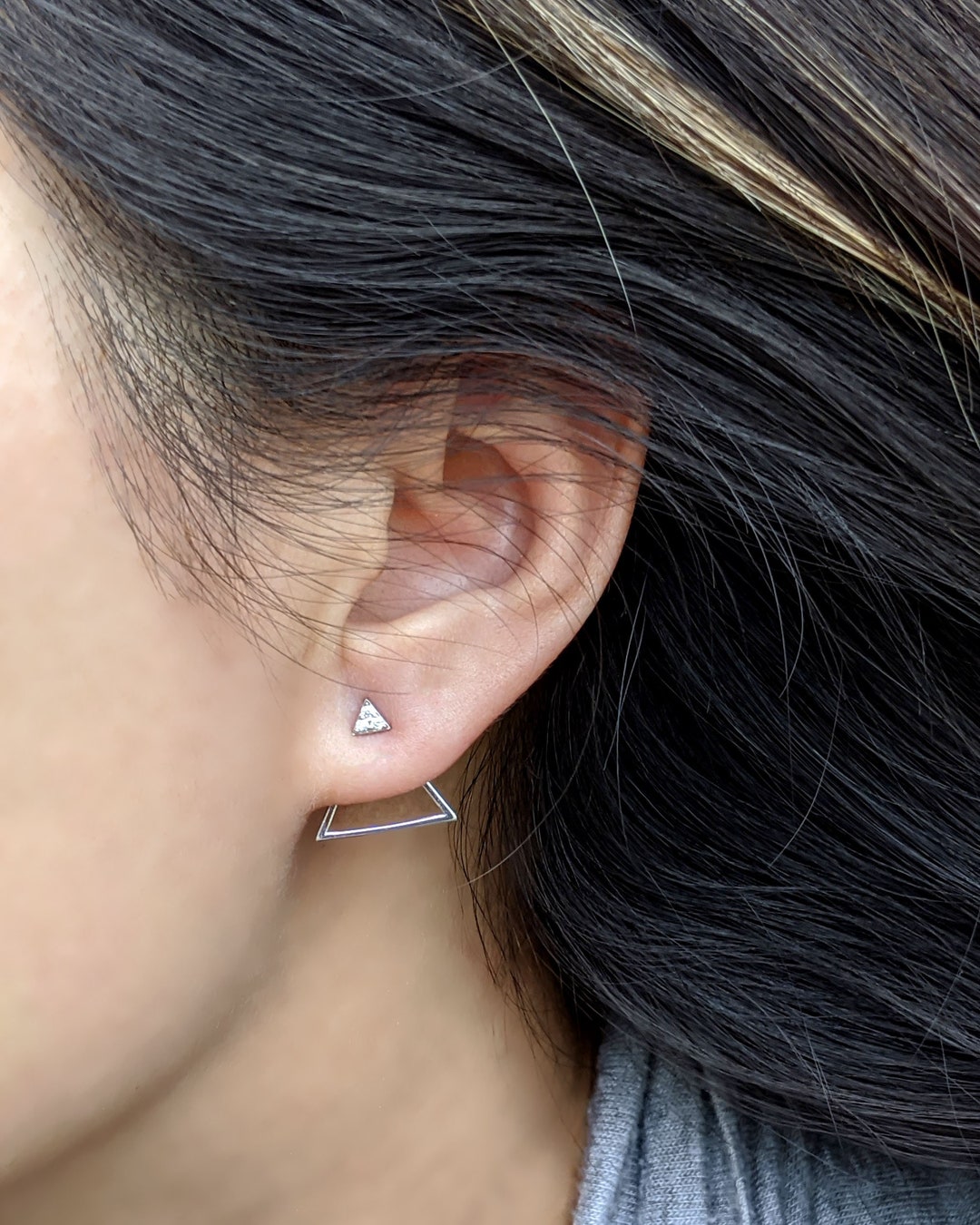 イヤリング TATIANA Silver 925 Petit Milky Way Ear Jacket Earrings EC172 Freshwater Pearl Ear Jacket Earrings, Sterling Silver Ear