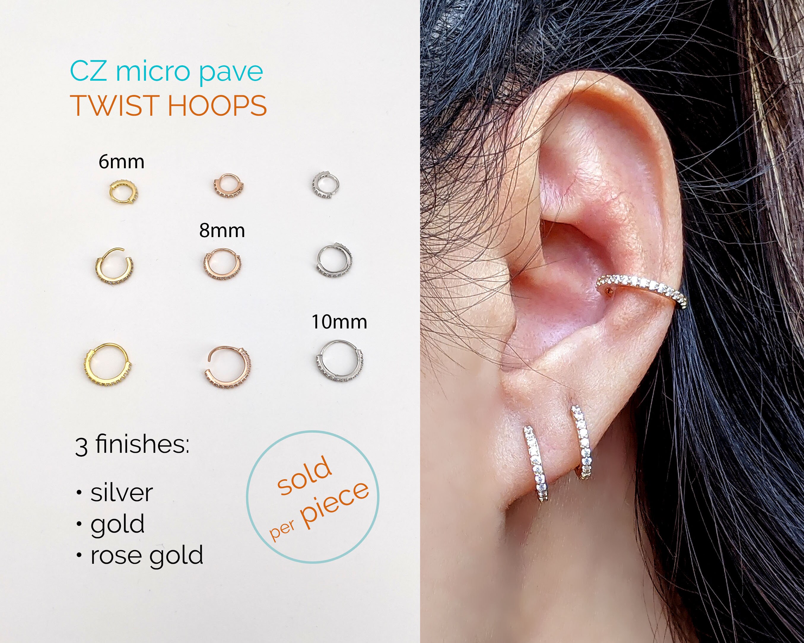 forward helix earring,