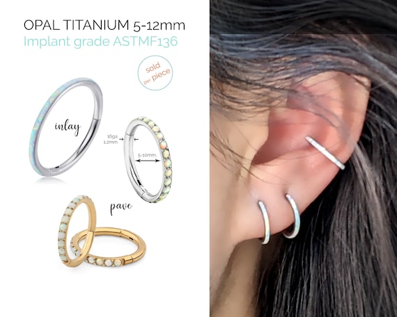 Titanium clearance hoops small