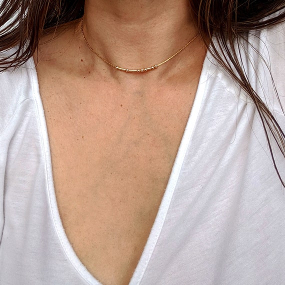 Etsy morse code on sale necklace