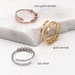 Fidget ring Anxiety ring Sterling silver thumb ring Dainty midi ring Above knuckle ring Stacking ring Adjustable rose gold ring Minimalist