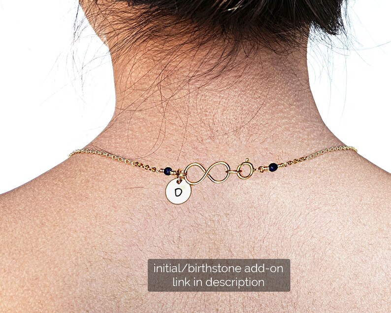 Garnet necklace Morse code necklace Sister necklace January birthstone SilverGold choker Custom NameInitial BFF gift Best friend necklace