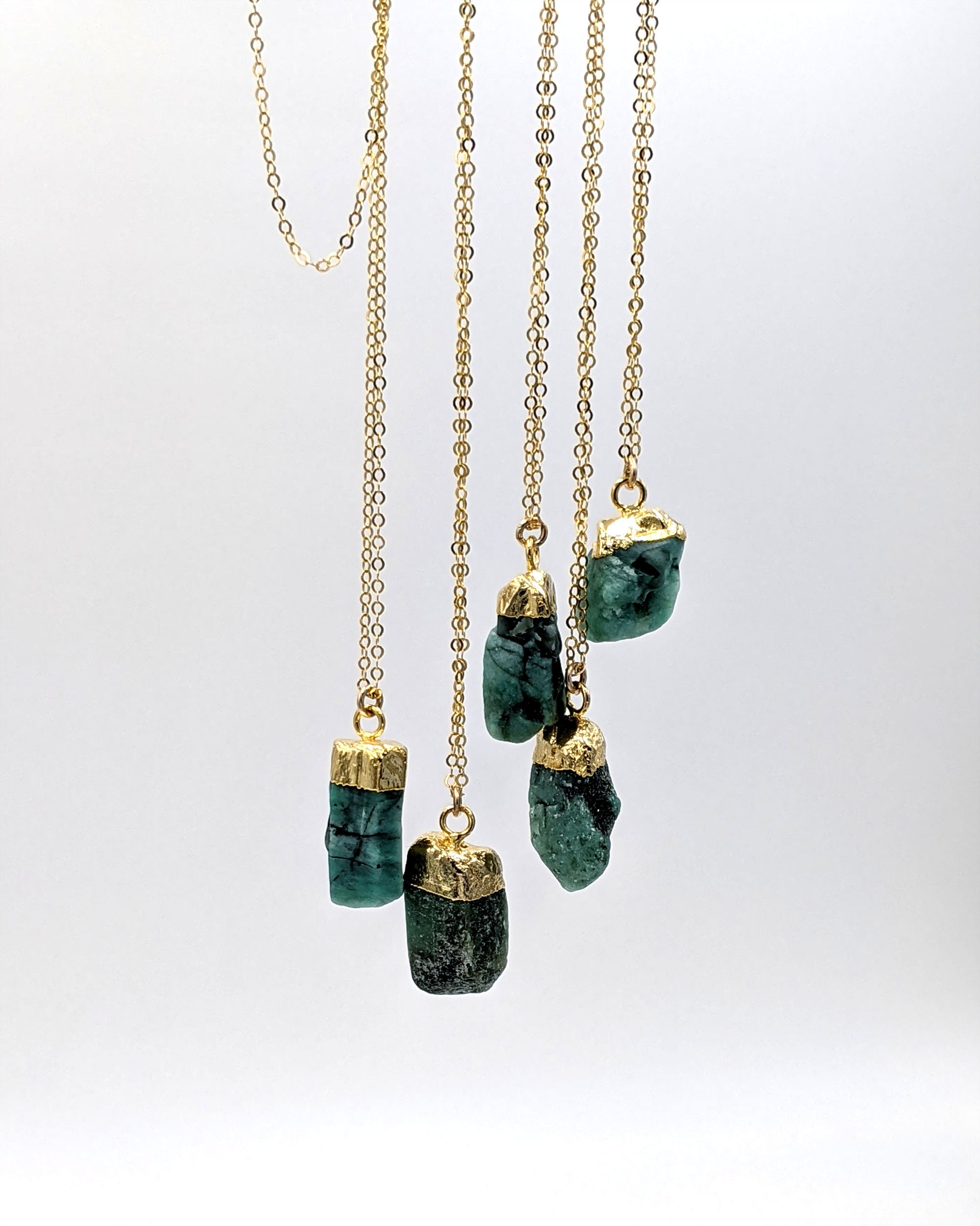 Large Raw Emerald Pendant Necklace Raw Emerald Necklace Raw - Etsy Canada