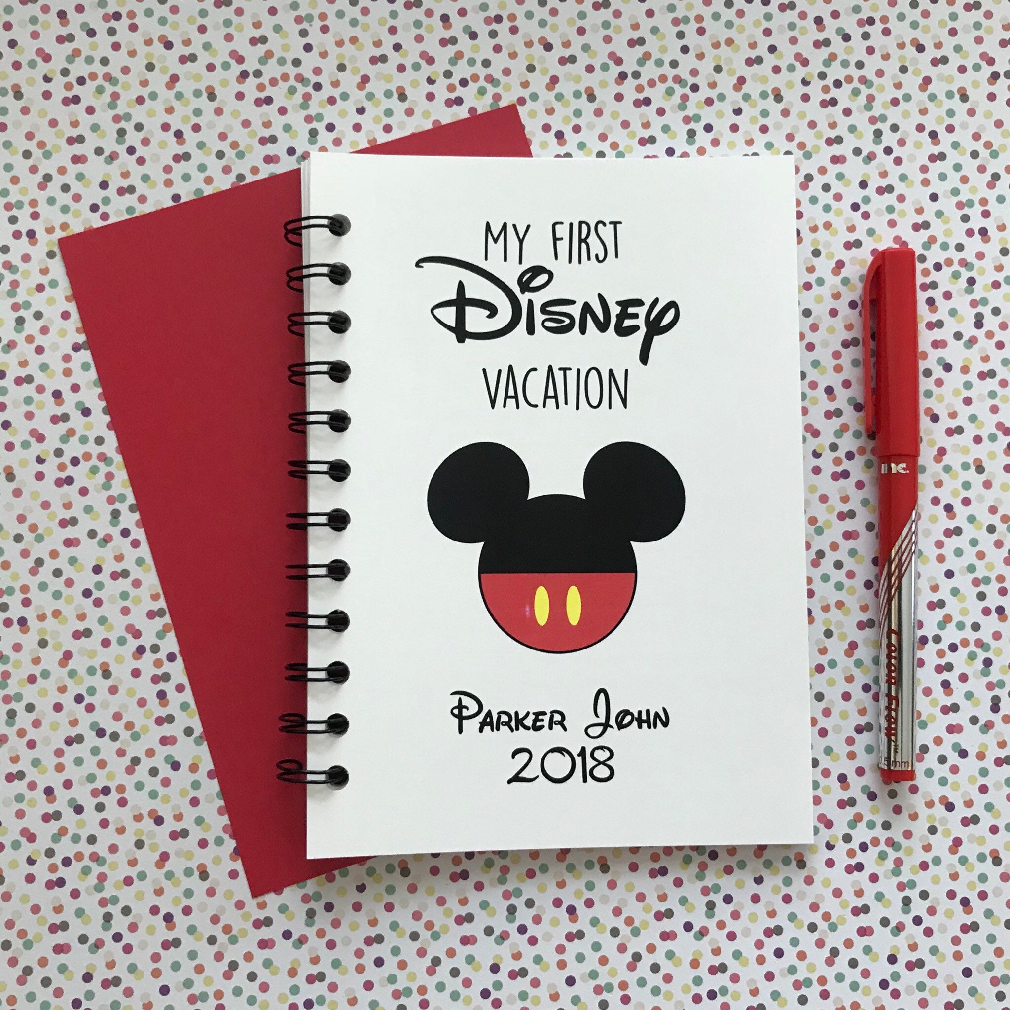Personalized Disney Autograph Book 5x7 Journal Etsy