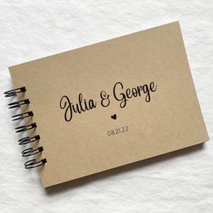 Plakboek voor stellen | Gepersonaliseerd | Dagboek | Plakboek | Smashbook | Valentijnscadeau | Jubileumcadeau | 5 x 7 inch