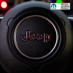 JEEP rattemblem dekal | Topografisk karta utskrift