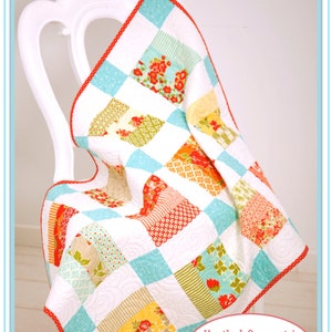 Candy Rose PDF Pattern Plus Lily Rose baby quilt pattern image 4