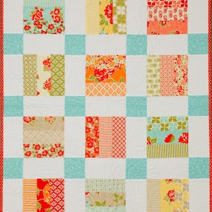 Candy Rose PDF Pattern Plus Lily Rose baby quilt pattern image 5